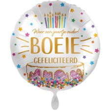 Balloon 'Another year older, Boeie!'